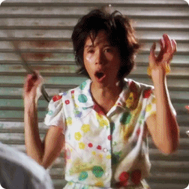 莫文蔚动态表情包,笑出腹肌的瞬间